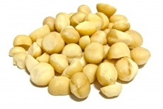 macadamia nuts piled up